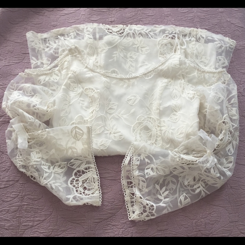 GUESS Lace Mini Dress - Picture 10 of 12